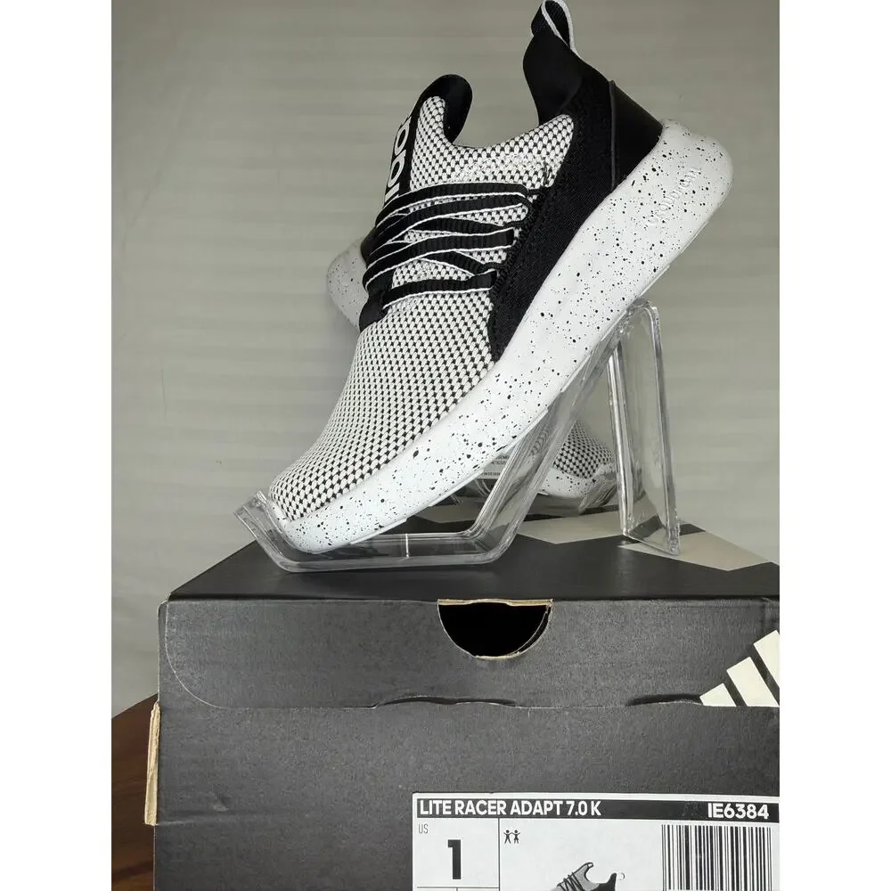 Adidas Lite Racer Adapt 7.0 Kids Size 1 Slip On Sneakers NWT